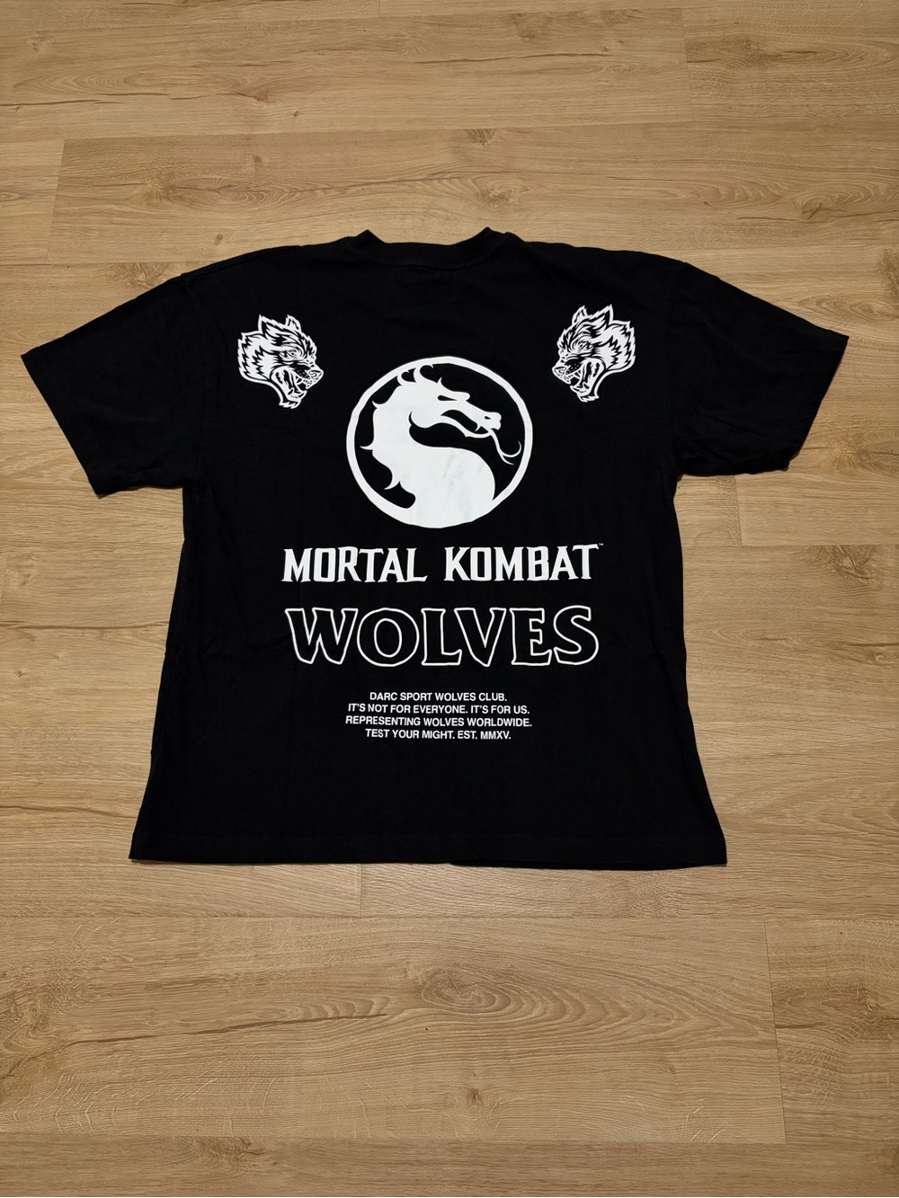 Darc Sport Black Mortal Kombat Wolves Graphic Tee